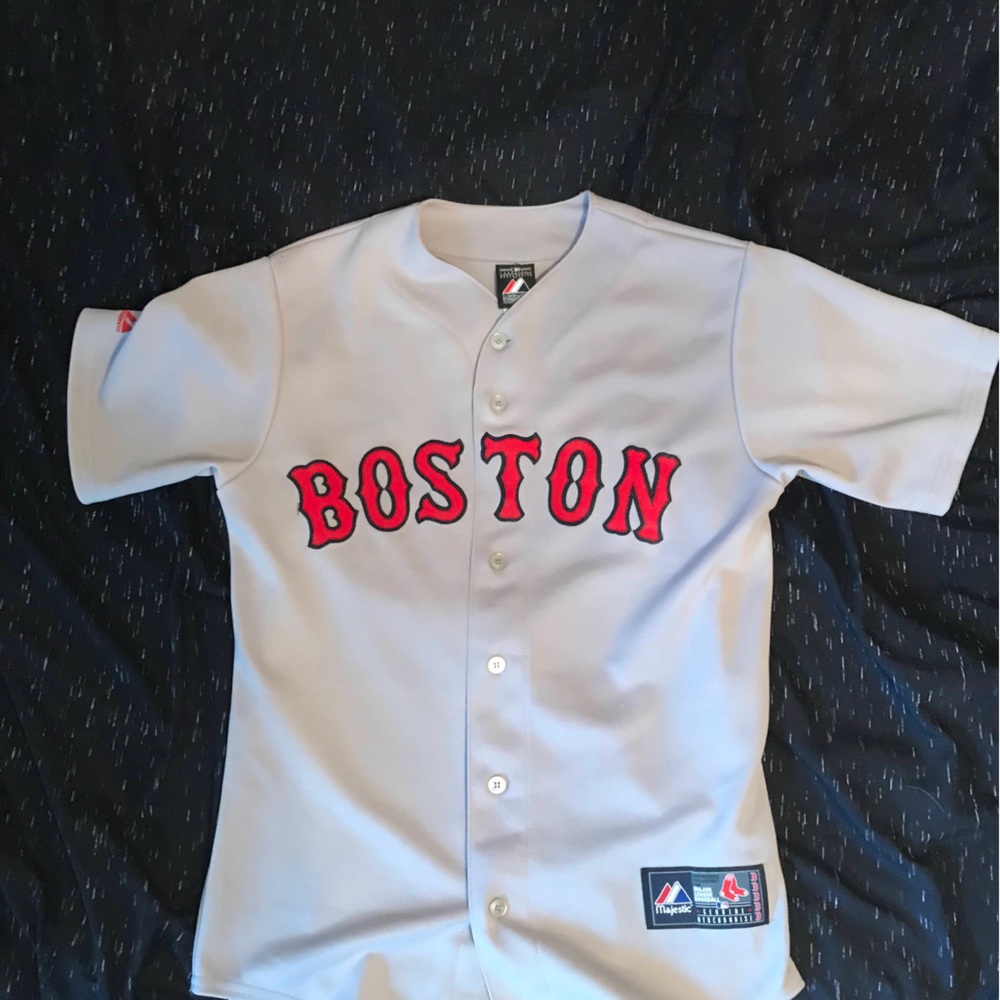 Majestic Dustin Pedroia Red Sox Jersey